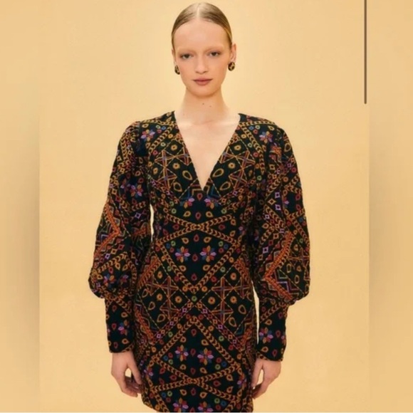 Brand new with tags FARM Rio corduroy embroidered - Picture 7 of 9